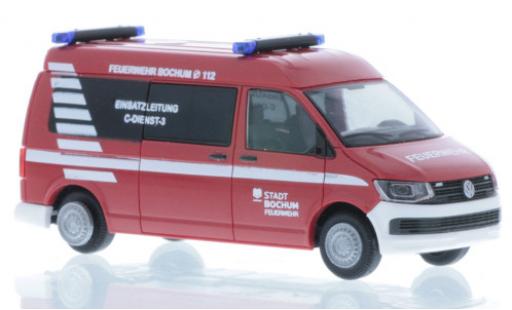 Modelauto Volkswagen T6 T6 Brandweer Bochum C-Dienst 1/87 Rietze
