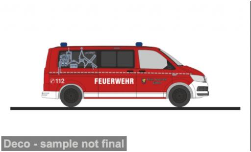 Modelauto Volkswagen T6 T6 Brandweer Gifhorn 1/87 Rietze