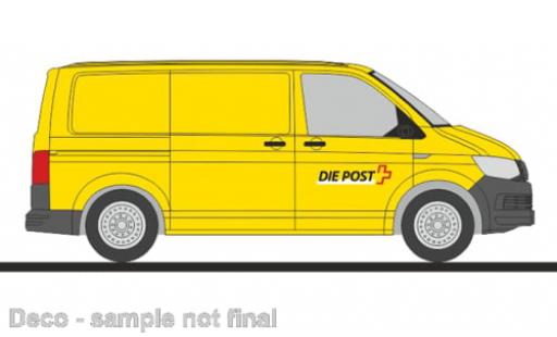 Modelauto Volkswagen T6 T6 bestelwagen Die Post (CH) 1/87 Rietze