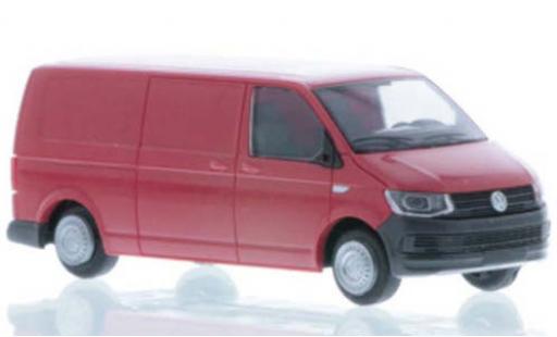 Modelauto Volkswagen T6 T6 LR bestelwagen FD rood 1/87 Rietze