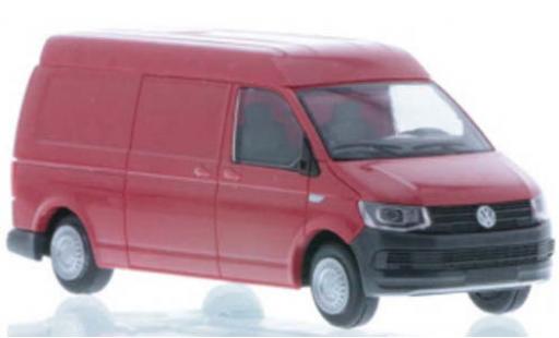 Modelauto Volkswagen T6 T6 LR bestelwagen MD rood 1/87 Rietze
