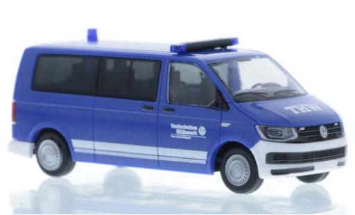 Modelauto Volkswagen T6 T6 THW Ortsverband Stuttgart plus long empattement 1/87 Rietze
