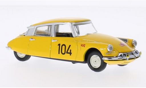 Modelauto Citroen DS course 19 No.104 Rally Monte-Carlo 1962 Maurel/Courbe 1/43 Rio