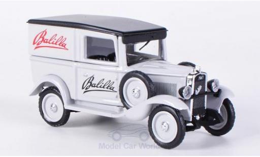 Modelauto Fiat 508 Furgone bestelwagen 1935 Werbefahrzeug met Plakatwand en Figur 1/43 Rio