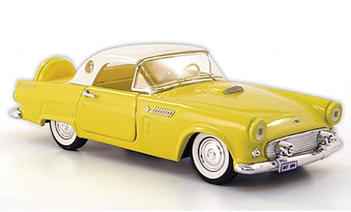 Modelauto Ford Thunderbird Two-Seater Hardtop geel/wit 1956 1/43 Rio