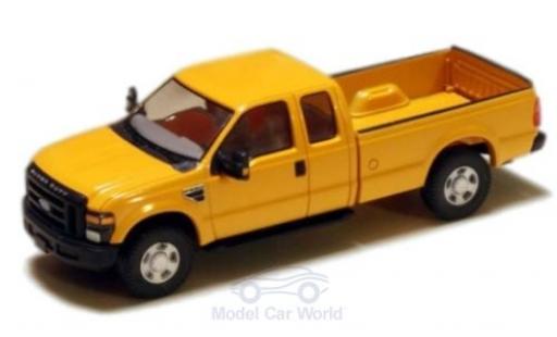 Modelauto Ford F-250 XLT Super Cab geel 2008 1/87 River Point