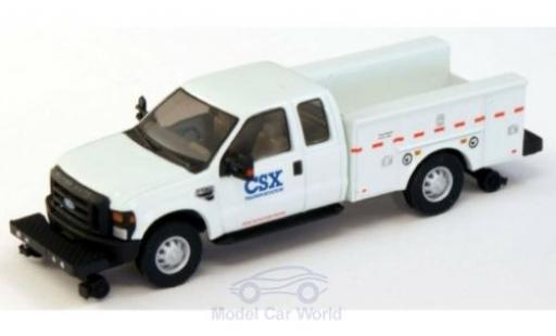 Modelauto Ford F-350 XLT Super Cab Utility Hi-Rail Truck CSX 2008 1/87 River Point