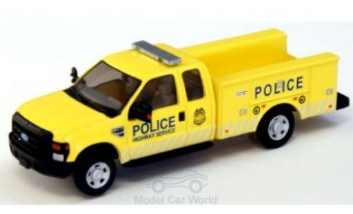 Modelauto Ford F-350 XLT Super Cab Utility Truck Politie Highway Service 2008 1/87 River Point