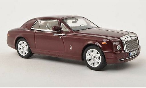 Rolls Royce Phantom Coupe 1/43 IXO rood LHD 2008 modelauto