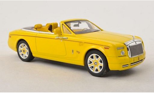 Rolls Royce Phantom Drophead Coupe 1/43 IXO Bijan Pakzad geel modelauto