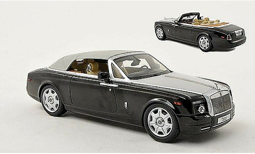 Rolls Royce Phantom Drophead Coupe 1/43 Kyosho zwart/grijs LHD modelauto