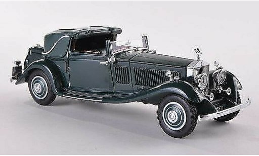 Rolls Royce Phantom 1934 1/43 Neo II Owen Sedanca Coupe Gurney Nutting groen RHD modelauto