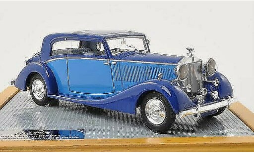Rolls Royce Phantom Vesters & Neirinck 1/43 Ilario III Coupe blauw/blauw 1937 modelauto