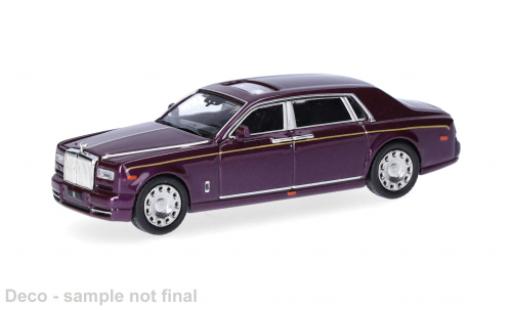 Modelauto Rolls Royce Phantom Base paars 1/87 Micro City 87