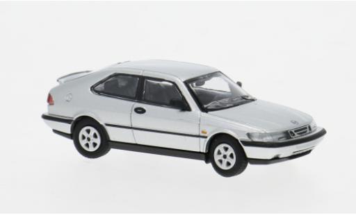 Modelauto Saab 900 Aero Turbo 16S () Coupe grijs 1987 1/87 Minichamps