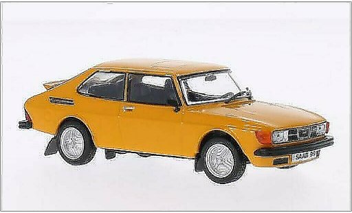 Saab 99 Turbo 1/43 WhiteBox Combi Coupe oranje 1977 modelauto