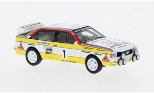Modelauto Audi Quattro rallye No.1 HB Rally WM Rally Monte Carlo 1984 1/87 Schuco