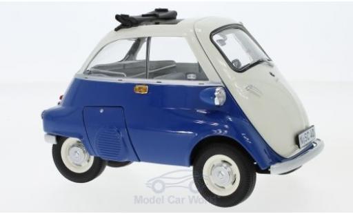 Modelauto Bmw Isetta Export blauw/beige 1/18 Schuco