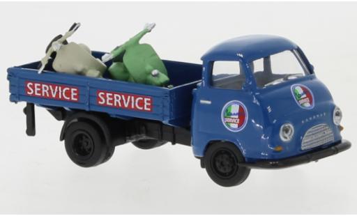 Modelauto Hanomag Kurier Base Vespa Service met 2 Vespas 1/87 Schuco
