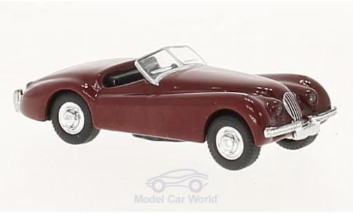 Modelauto Jaguar XK 120 rood 1/87 Schuco