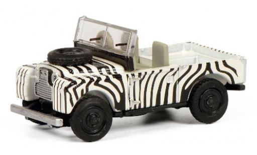 Modelauto Land Rover 88 Base wit/zwart RHD 1/87 Schuco