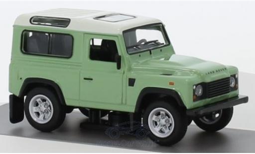Modelauto Land Rover Defender Base groen/wit 1/64 Schuco