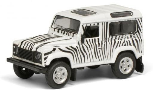 Modelauto Land Rover Defender Base wit/zwart Safari 1/64 Schuco