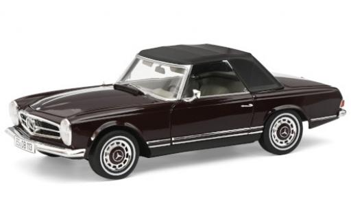 Modelauto Mercedes 280 Base SL (W113) rood 1963 avec d&Atilde;&copy;tachable Softtop 1/18 Schuco