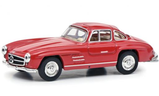Modelauto Mercedes 300 Base SL (W198) rood Paperbox Edition 1/64 Schuco