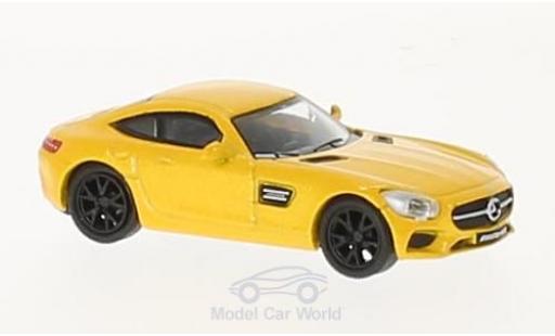 Modelauto Mercedes AMG GT Base metallic geel 1/87 Schuco