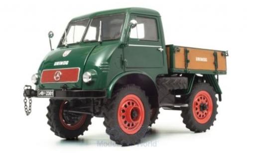 Modelauto Mercedes Unimog 401-404 401 groen 1953 1/18 Schuco