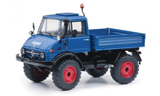 Modelauto Mercedes Unimog 406-425 406 blauw 1/18 Schuco