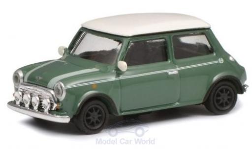Modelauto Mini Cooper Base groen/wit 1/87 Schuco