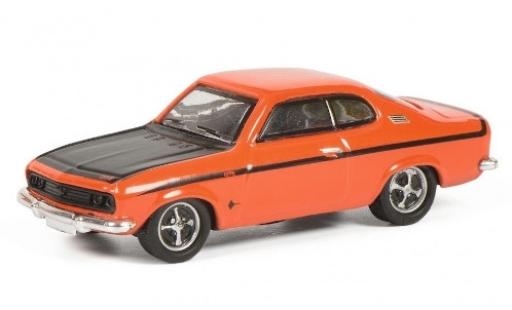 Modelauto Opel Manta A GT/E oranje/mat-zwart 1/87 Schuco