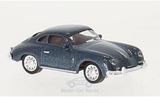 Modelauto Porsche 356 A A Coupe metallic blauw 1/87 Schuco