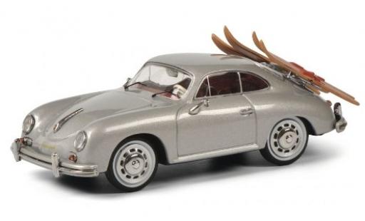 Modelauto Porsche 356 A A Coupe grijs avec Wasserskitr&Atilde;&curren;ger et charge 1/43 Schuco