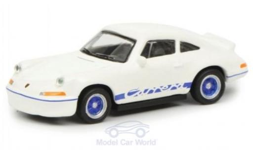 Modelauto Porsche 911 SC 2.7 RS wit/blauw 1/87 Schuco