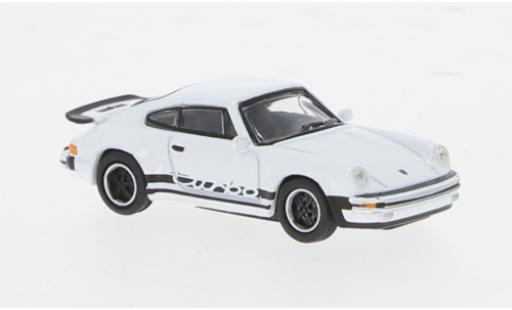 Modelauto Porsche 911 Turbo wit 1/87 Schuco