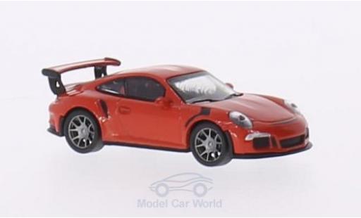 Modelauto Porsche 911 GT3 RS oranje 1/87 Schuco