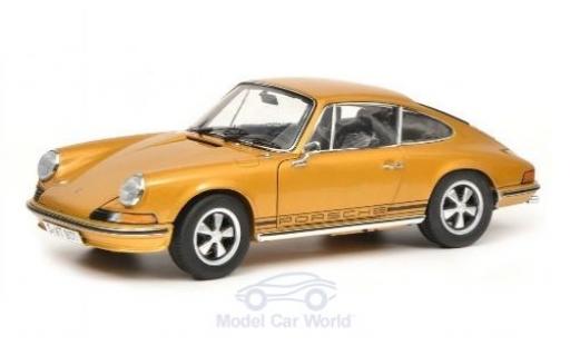 Modelauto Porsche 911 S S gold 1973 1/18 Schuco
