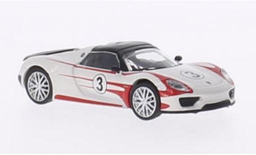 Modelauto Porsche 918 Base Spyder Salzburg Racing Design 1/87 Schuco