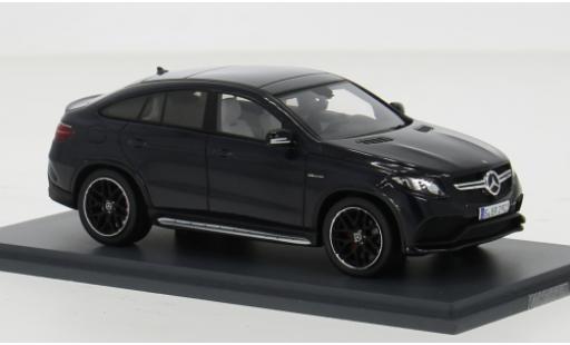 Modelauto Mercedes GLE Coupe 63 (X253) blauw 2016 1/43 Schuco ProR