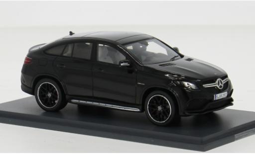 Modelauto Mercedes GLE Coupe 63 (X253) metallic zwart 2016 1/43 Schuco ProR