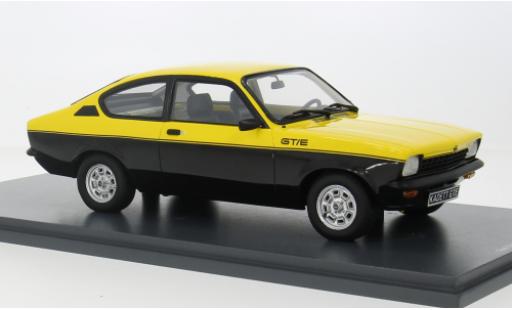 Modelauto Opel Kadett C GT/E C geel/zwart 1976 1/18 Schuco ProR