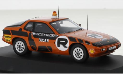 Modelauto Porsche 924 Base ONS-Streckensicherung 1/43 Schuco