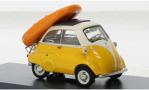 Modelauto Bmw Isetta citadine geel/beige Ab an - Wannsee 1957 1/43 Schuco