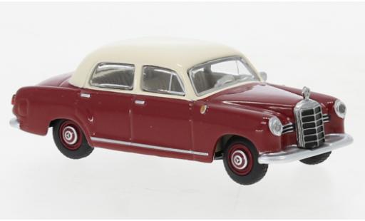 Modelauto Mercedes 180 Base D (W120) rood/beige 1/64 Schuco