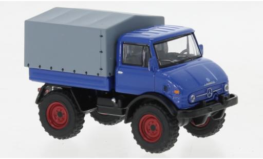 Modelauto Mercedes Unimog 406-425 U406 blauw 1/64 Schuco