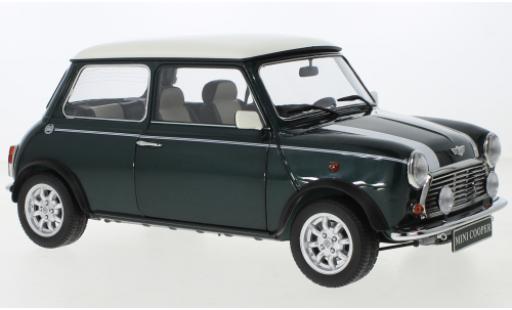 Modelauto Mini Cooper Base metallic groen /beige 1/12 Schuco