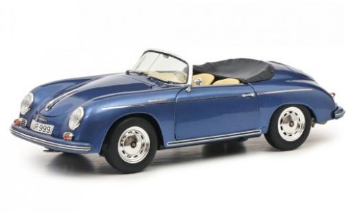 Modelauto Porsche 356 Speedster metallic blauw 1/18 Schuco